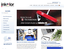 Tablet Screenshot of inkolor.ch